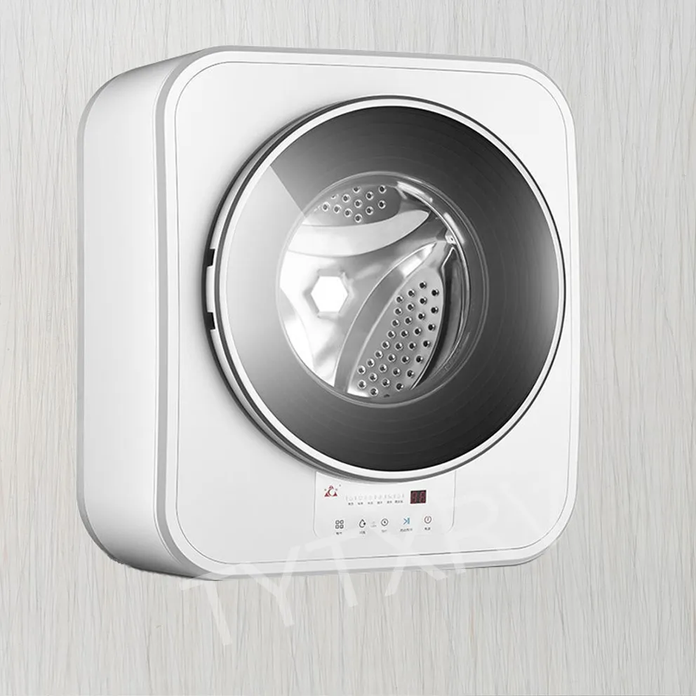 3KG Camping RV Automatic Washing Machine with Dryer Portable Front Loading Washing Machine for Home Caravan Travel