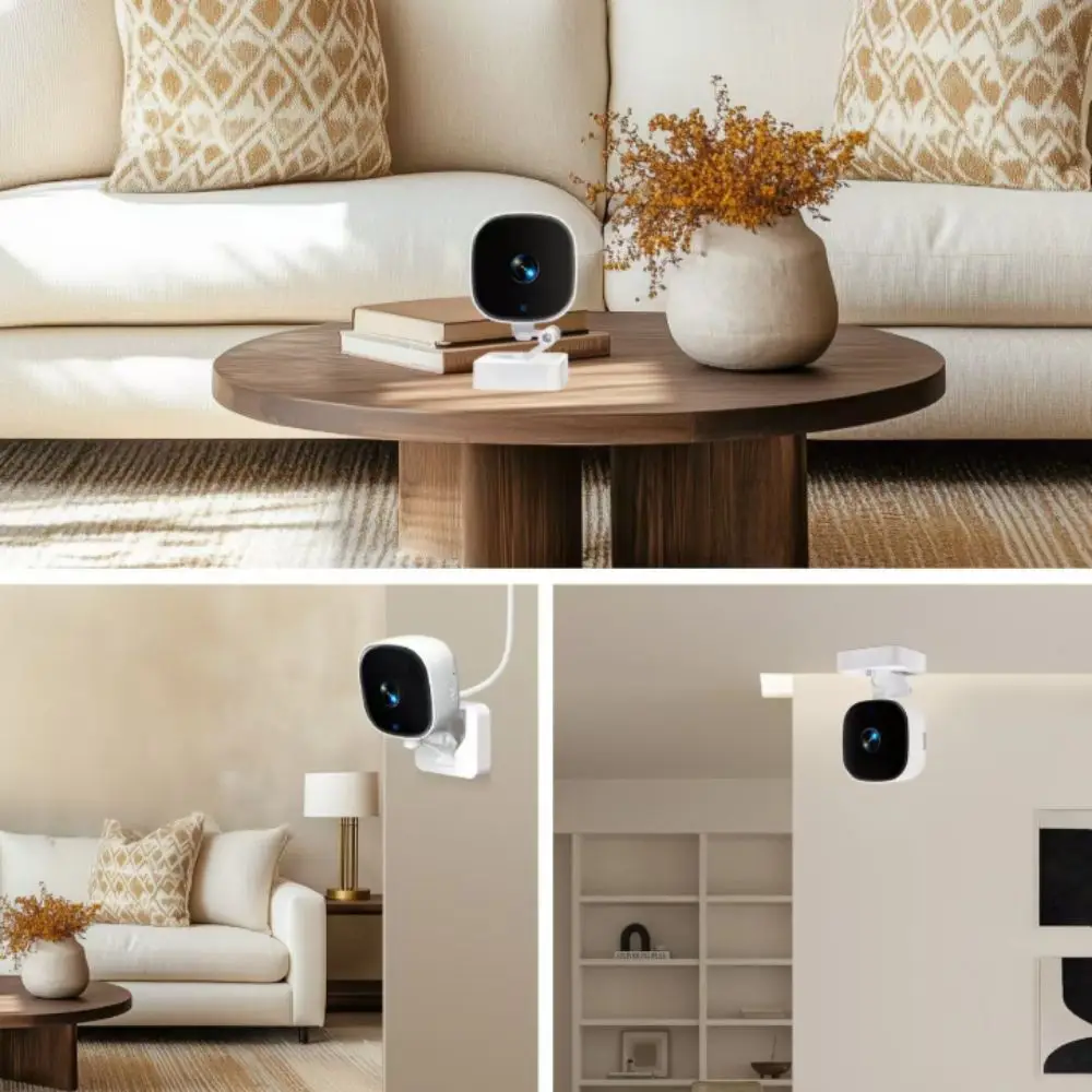 Mini Design Wireless Security Camera HD Wide-Angle Mini Camera IP65 Waterproof Two-Way Audio Indoor Camera Indoor Use view 3