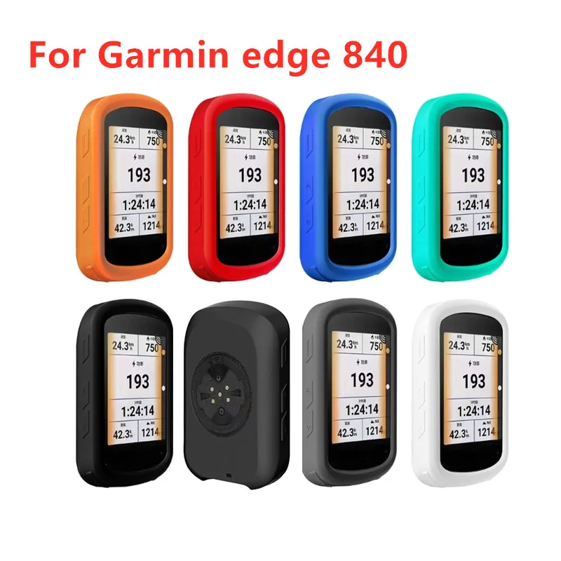 1pc Bicycle GPS Computer Protect Case Cover Silicone For Garmin Edge 840 Removable Close-fitting Screen Protector Bike Accessory