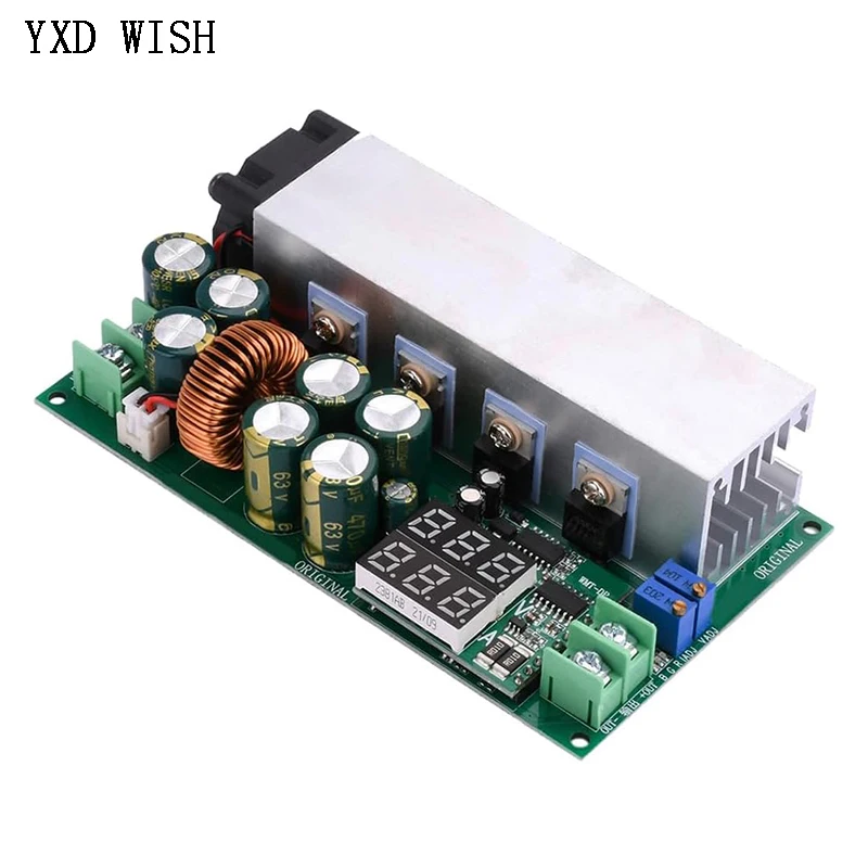 

DC-DC Высокая мощность 600 Вт Регулируемый понижающий преобразователь Источник питания постоянного тока 12 В-80 В до 2,5 В-50 В понижающий преобразователь 25 А постоянный ток