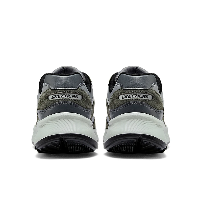 Skechers 2024 남성용 레트로 가죽 스니커즈, 편안한 미끄럼 방지 스포츠 신발, 경량 통기성 트레이너, 캐주얼 패션