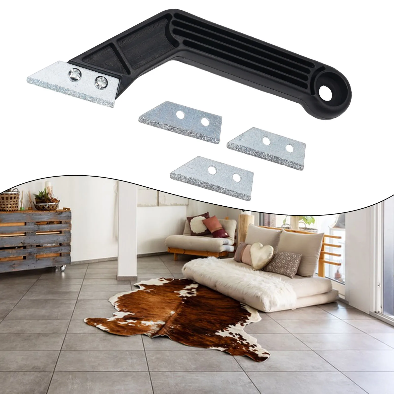 Scraper Tool Tiling Tool For Door Wall Floor Tiles Joint Wall Tiles 207mm*75mm Cleaner Cleaning Tile Gap Grout