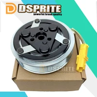Polea de embrague de compresor de CA A/C para Peugeot 207 307 408 Citroen C2 C4 Sanden SD6C12 1354F 6453QK 1363 1351 1364 1355 1367