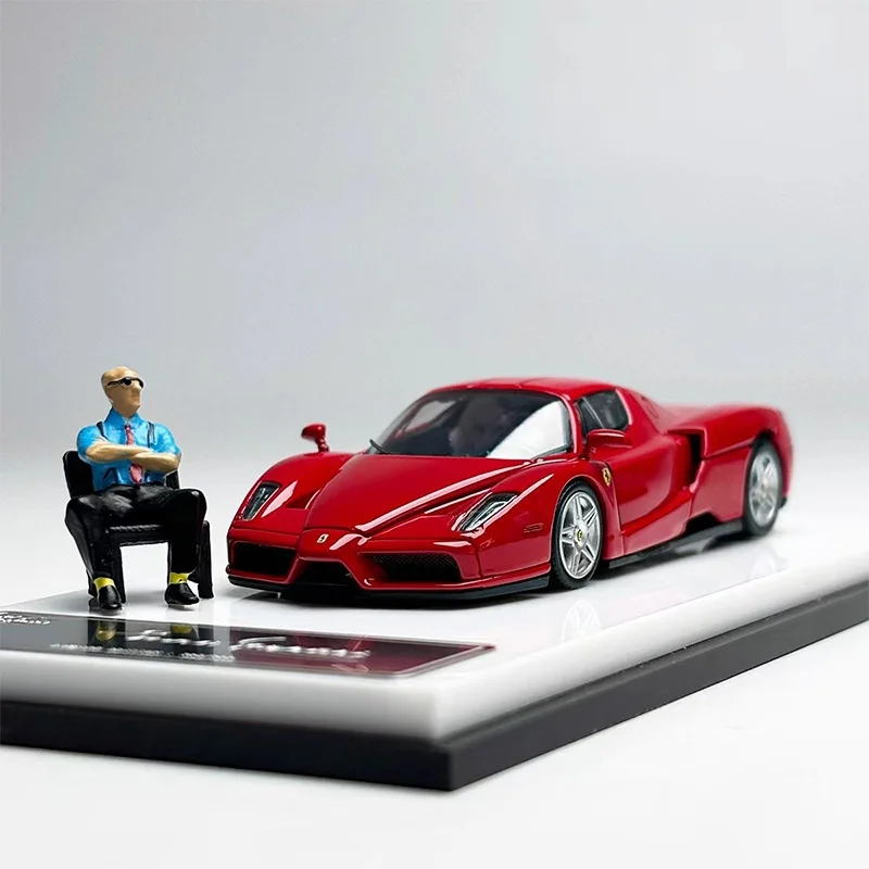 King Model 1:64 Enzo Figure Edition Simulation Alloy Open-Lid