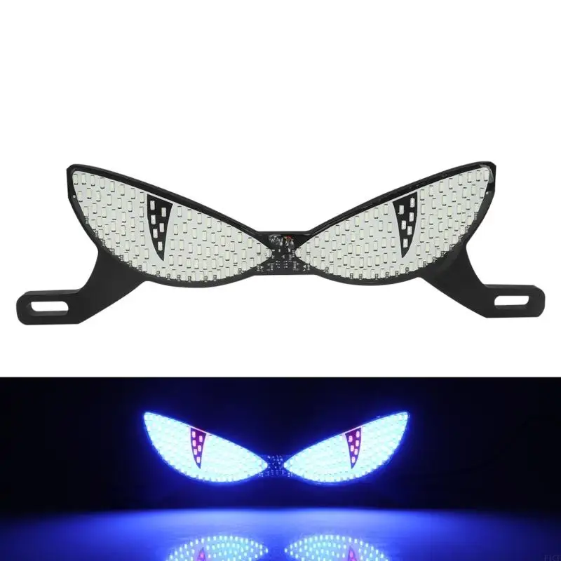 F1CF Stylish Design Motorcycle License Plate Light Dynamic Tail Lamp with High Intensity LED Waterproof Easy Install for Most