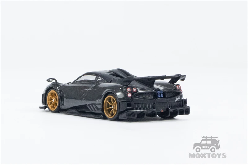 Tarmac Works 1:64 Pagani Imola Grigio Knockhill Black Diecast Model Car