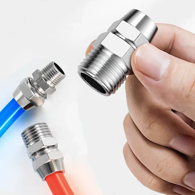 

1pcs Pneumatic Rapid Fittings Quick Joint Coupler Connector OD 4mm 6mm 8mm 10mm 12mm Hose Tube M5 1/8 1/4 3/8 1/2 Male Thread