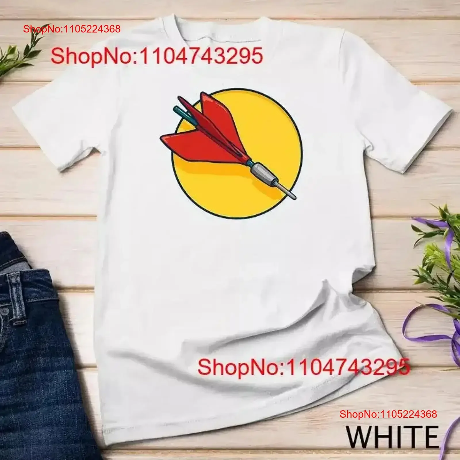 Lawn Darts Vintage Toys and Games Premium T Shirt Washed Breathable Comfortable Slightly Top For Everyday Wear vintage Washed