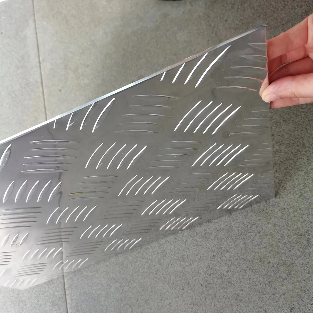 Aluminum Alloy Patterned Aluminum Plate for Automotive Anti Slip Plate Embossed Aluminum Plate 1.5/2/2.5/3/4/5/6mm Thick