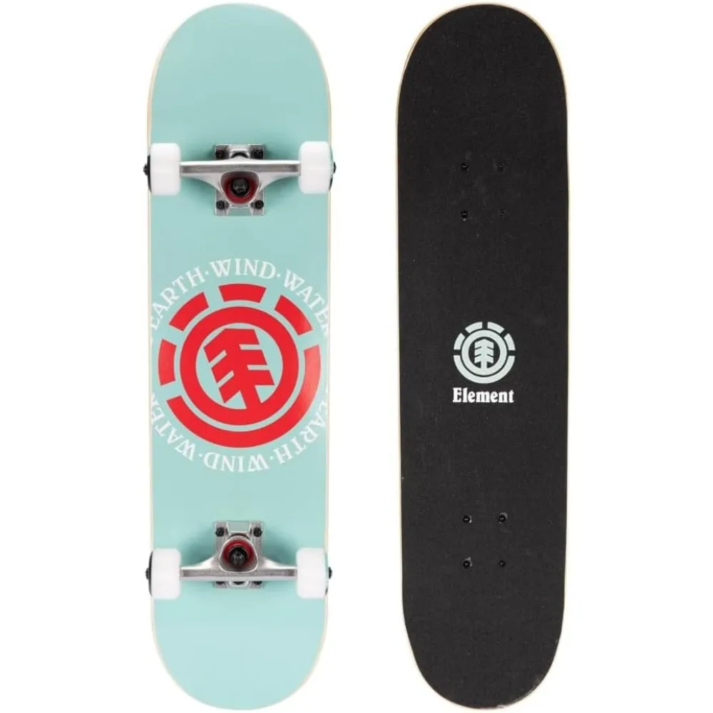 

Скейтборд Popsicle Mint, стандартный скейтборд 31 дюйм с 5-дюймовыми алюминиевыми грузовиками, 9-слойная дека из клена NE — идеально подходит для детей, подростков и