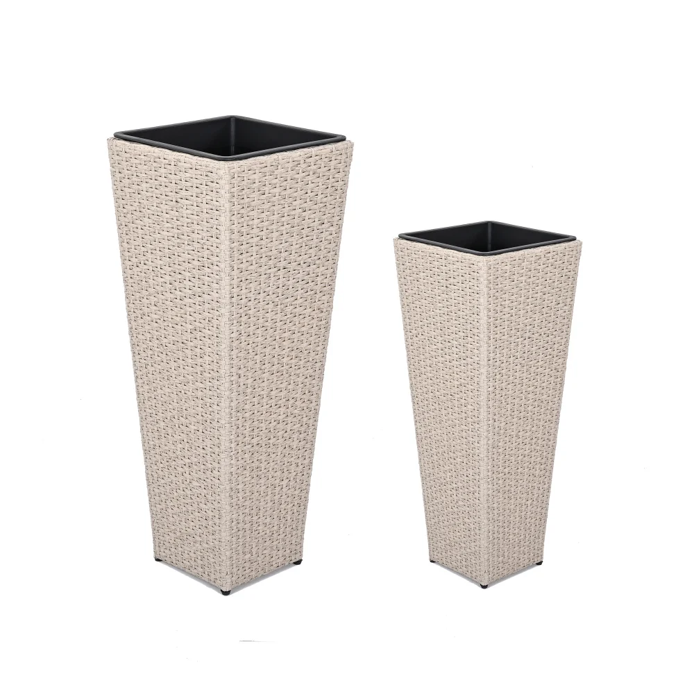 2-Piece Beige Pe Wi…