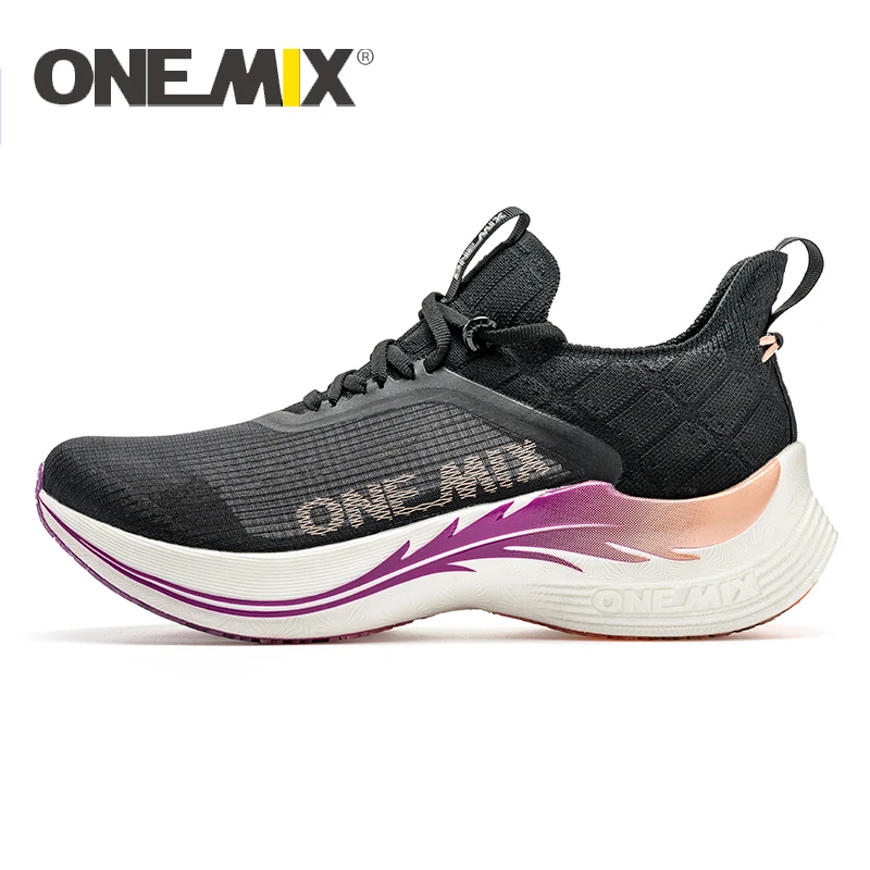 Tênis ONEMIX Ultra-Light Rebound, Placa de Carbono, Tênis Profissional, Suporte Estável, Alívio de Choque, Corrida de Maratona, 2022