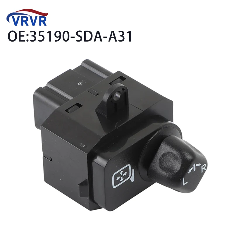 VRVR 35190SDAA31 35190-SDA-A31 Bouton de commutation du rétroviseur arrière MRS32 1S10235 pour Honda Accord 2004-2007 MRS32 1S10235