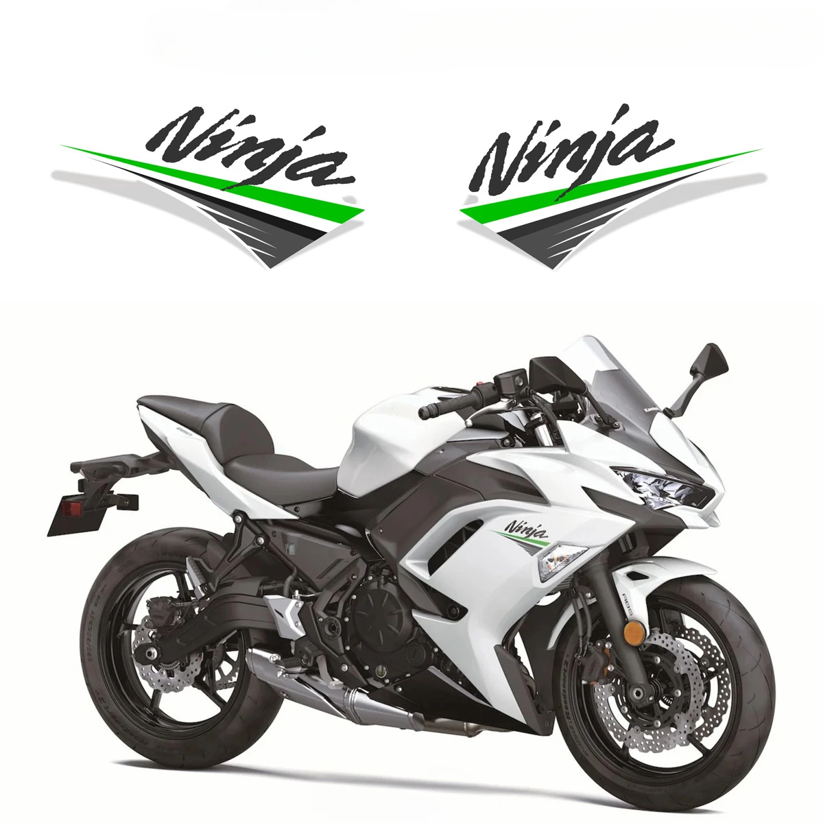 Motorstickers Voor Motor Electromobike Brandstoftank Zijkuipen Helm Decor Verwijderbare Vinyl Stickers Voor Kawasaki Ninja