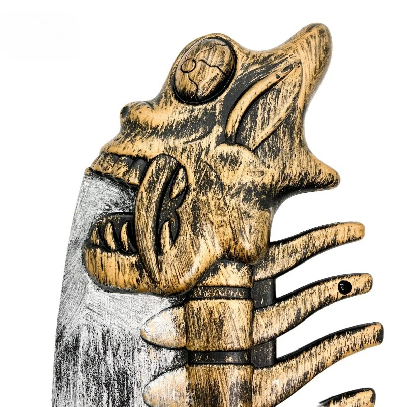 50,5 cm/19,88 cala Plastikowe Zabawki Nóż Rybia Ość Halloween Gadżety do Gier Model Rekwizyty Cosplay Akcesoria na Imprezę Kolekcjonerska Dekoracja