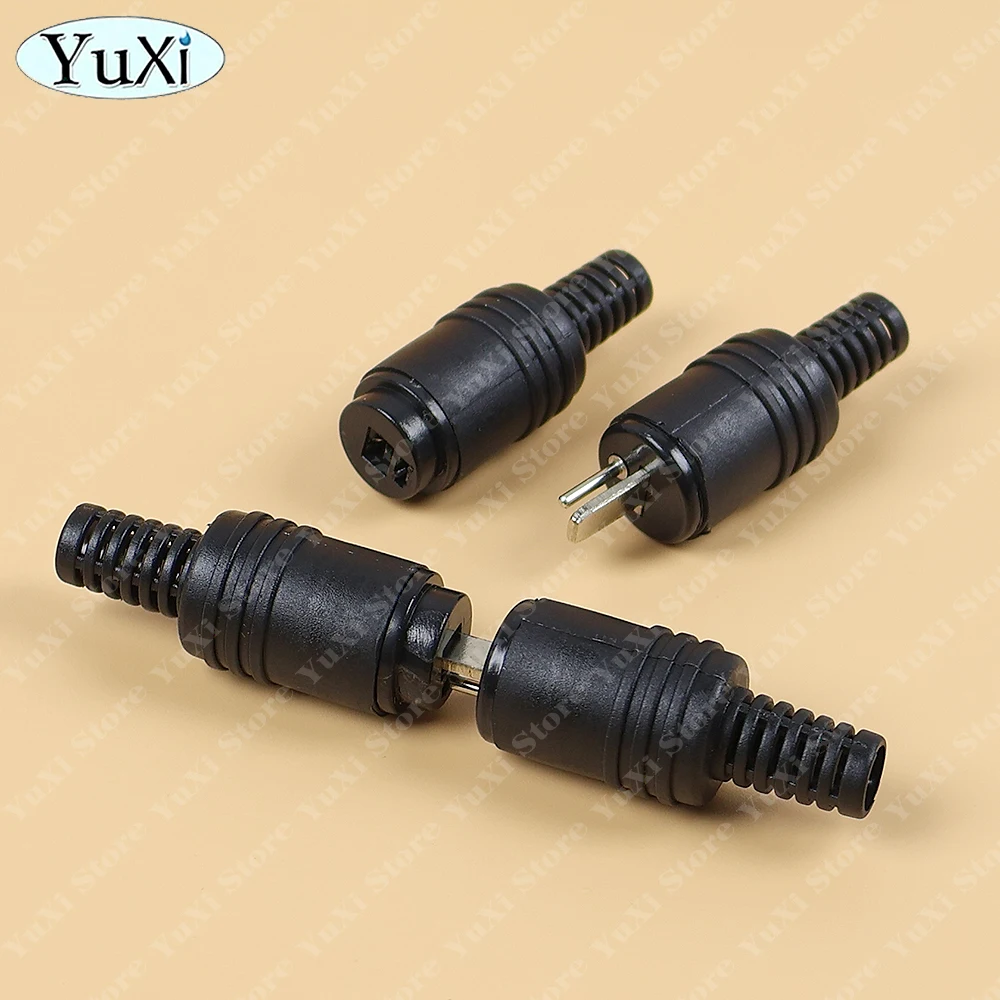2Pin DIN Plug Speaker HiFi Connector Screw Terminals