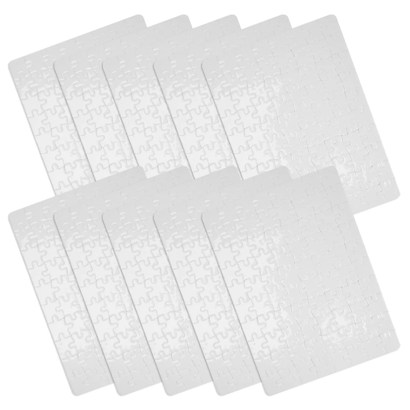 Sublimation Blank Puzzle 10Pcs/Lot DIY Craft A5 Jigsaw Puzzle for Sublimation Ink Transfer