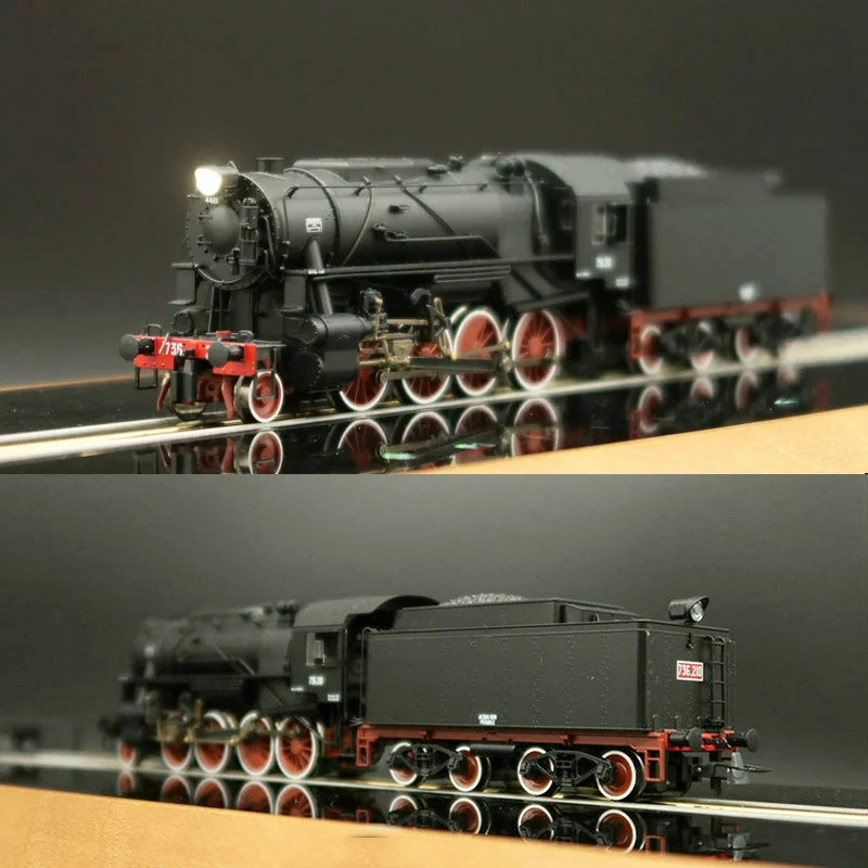 HO 1/87 Train Model ROCO 73045 Italy 736 Steam Locomotive DC/DCC Optional Rail Car Toy