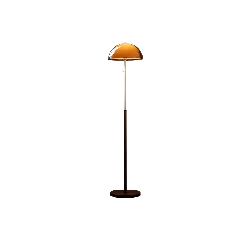 Lámpara de pie de estilo medieval francés, lámpara de pie decorativa para sala de estar, lámpara de dormitorio con puesta de sol