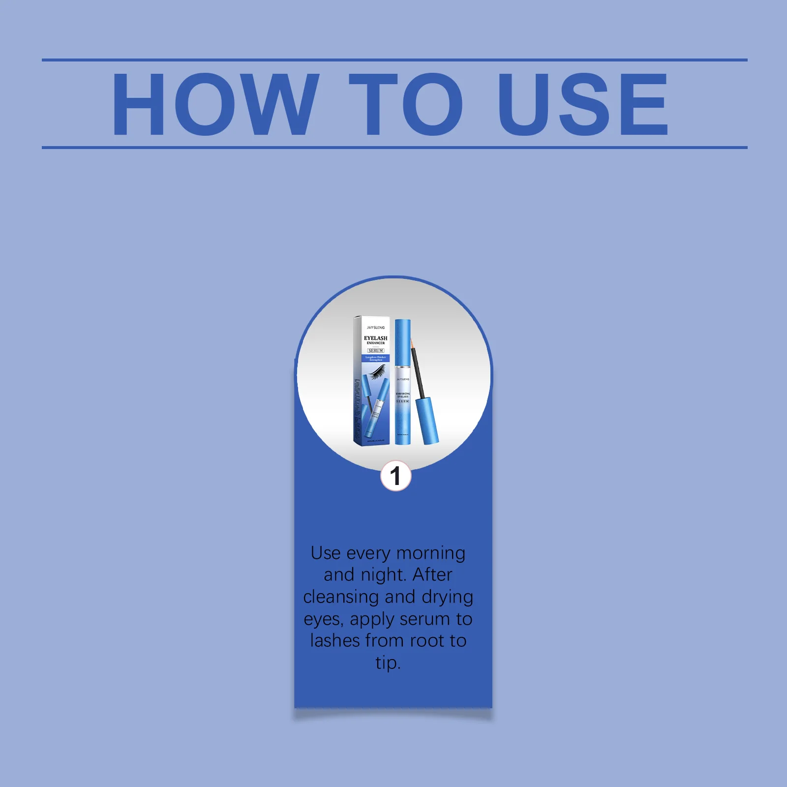 Siero per la crescita rapida delle ciglia Nutrimento naturale Allunga Addensare Curl Ciglia Ingrandisci Occhi affascinanti Vitamina E Cura degli occhi Essenza delle ciglia