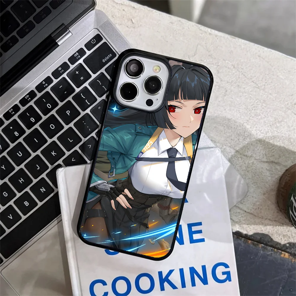 Game Anime Zenless Zone Zero Hoshimi Miyabi Phone Case Strong Magnetic For IPhone 15 14 13 Pro Max 11 12 Mini Alex Mirror For