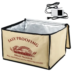Versatile Dough Proofer with Heater Temperature Control Dough Proofing Box Collapsible Timing Dough Proofer for Making Bread