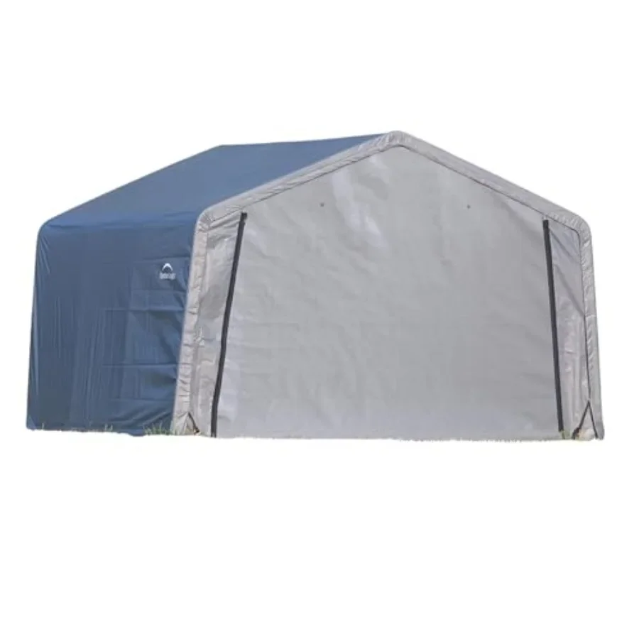 Replacement Cover Kit for 12x12x8 Peak Gazebo, Gray Fabric 7.5 oz,Weather-Resistant, Frame Not Included