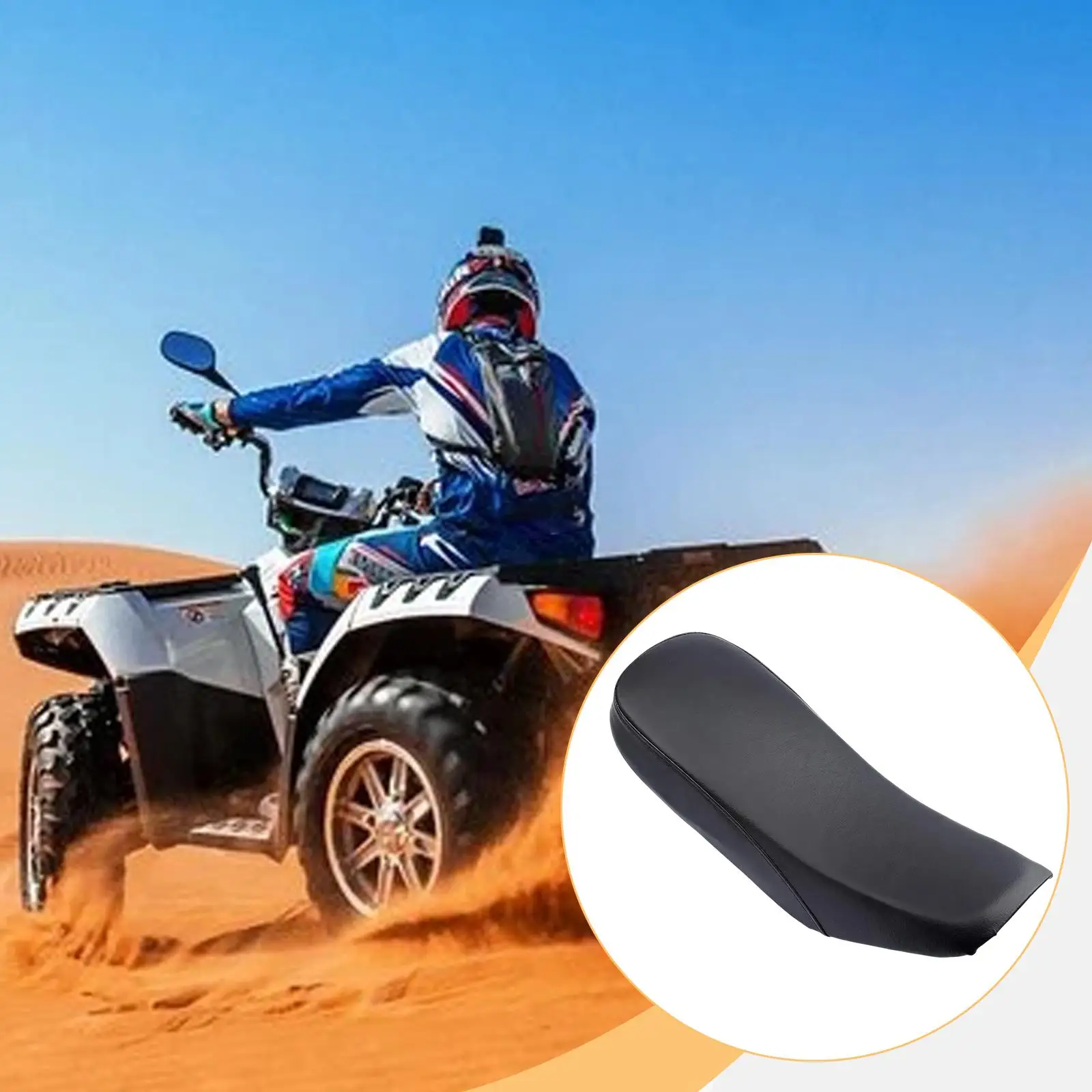 

Universal ATV Seat Saddle 20.8x7.5inch for Kids Pit Quad Bike Accessory