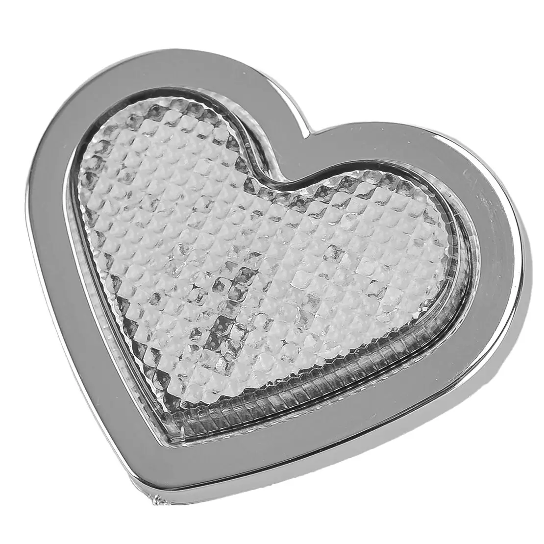 Indicatore laterale a forma di cuore Indicatore di direzione a LED Lampada bianca adatta per auto 12-24 V Furgoni Camion Rimorchi