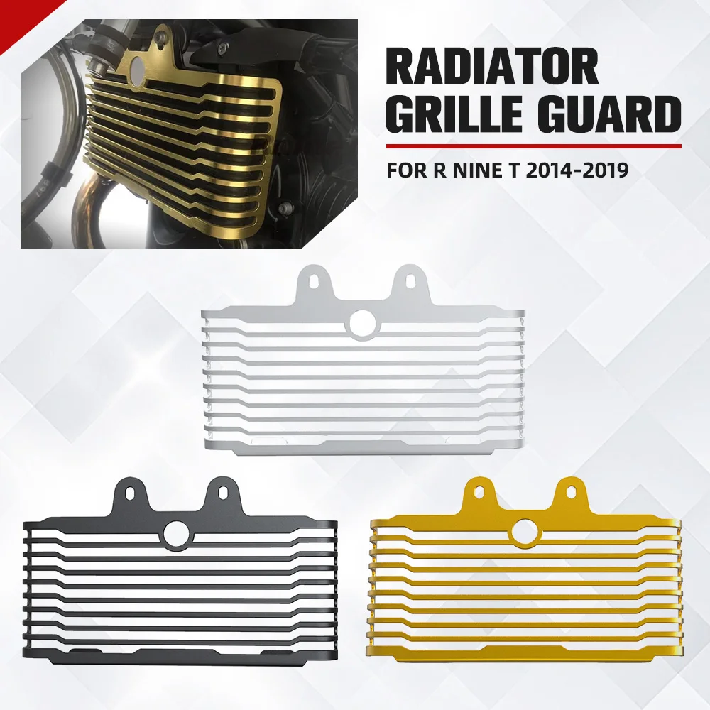 

FOR BMW R NINE T 2014-2019 Motorcycle Accessories Aluminum Radiator Grille Guard Cover Protector RNINET PURE/RACER/SCRAMBLER
