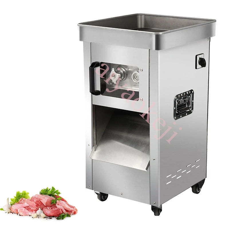 Multifunctional High Efficiency Meat Cutting Machine Stainless Steel Vegetable Fruit Slicer Meat Dicing Machine