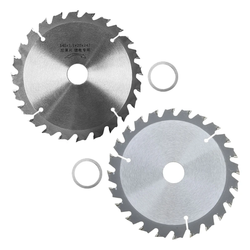 24 Tooth TCT Cutting Sawblade for Cutting Trimming Softwoods Hardwoods Long Lasting Sawblade Circular 125/140mm