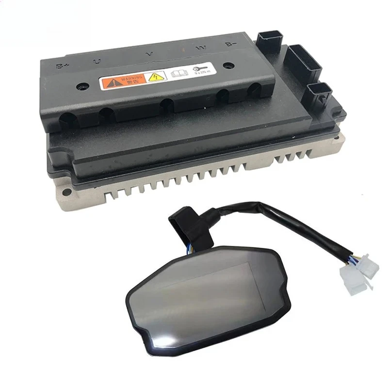 EM70 Controller 70A Peak 230A 1000W-2000W with DKD One-Line Display Speedometer For In-Wheel Hub Spoke Mid-Drive Motor