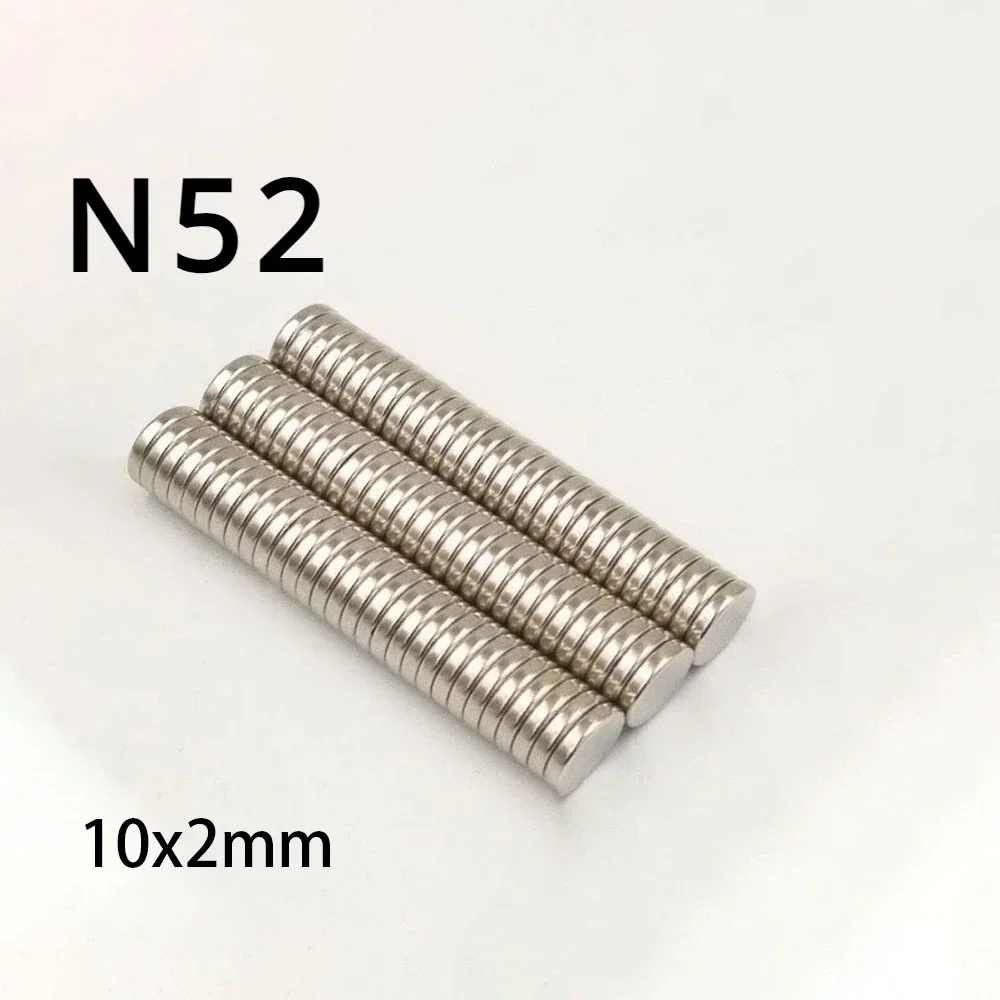 N52 10x2 10x3 Strong Disc Neodymium Motor Scooter Magnetic10*2 Alternator Ebike Powerful Search NdFeB Magnets Booster Round RING