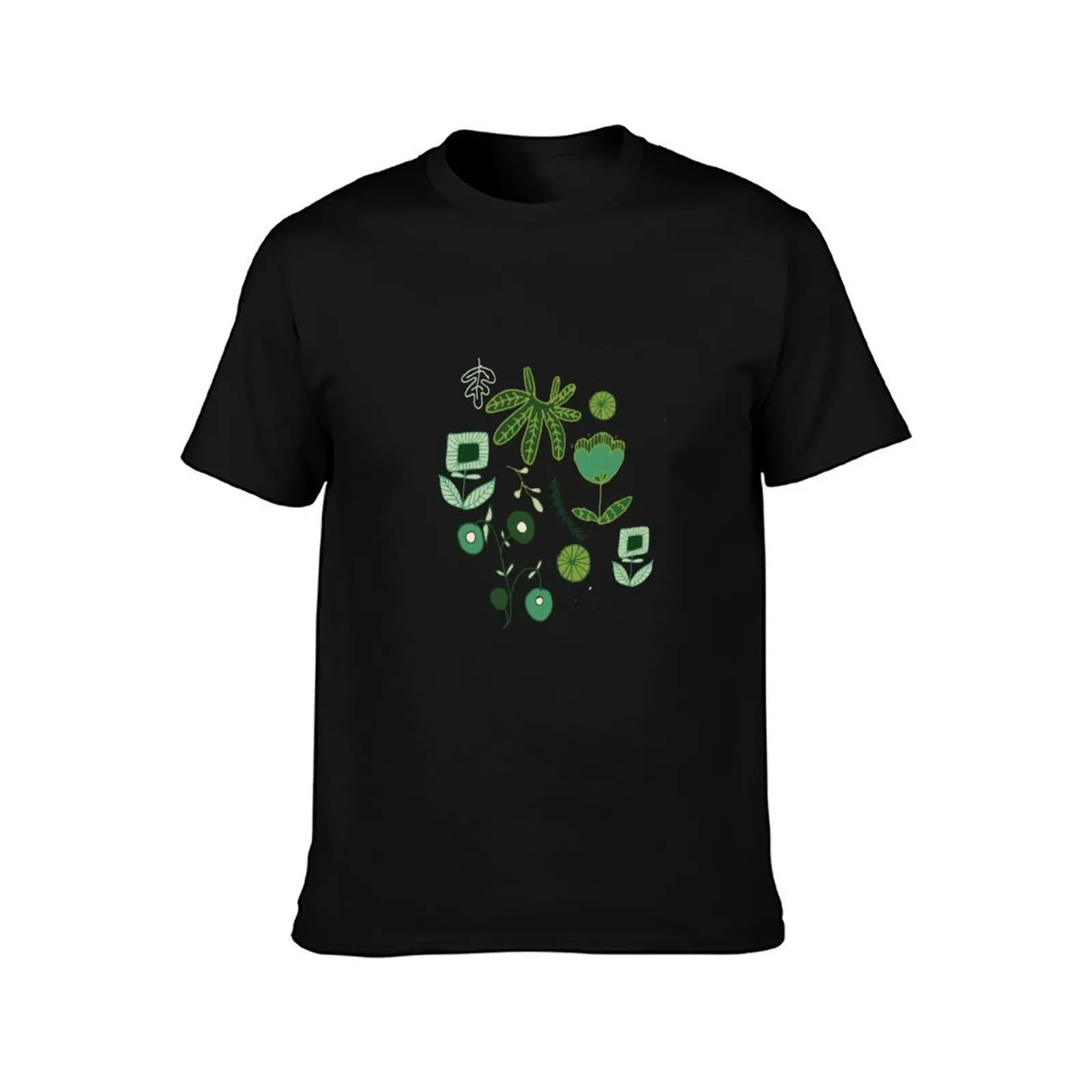Emerald Forest beige #homedecor T-Shirt, Summer Casual Cotton Tee, Oversized Streetwear Tops, Vintage Graphic Print, 100% Cotton