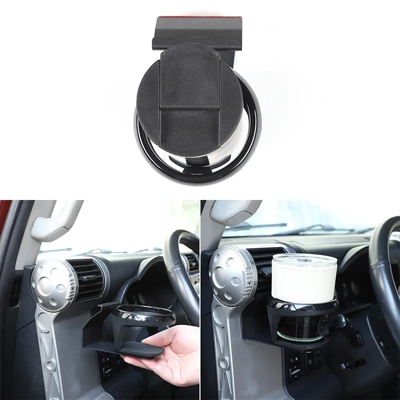 

For Toyota FJ Cruiser 2007-2021 Center Dashboard Side Air Outlet Water Cup Holder Drink Holder Water Cup Storage Box Accessories