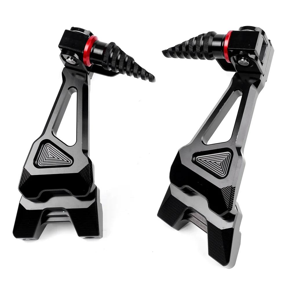 1Pair AluminumMotorcycle Rear Footrest for Yamaha YZF-R6 2006-2016 YZF R6 Footpegs Foot Peg Rest Set