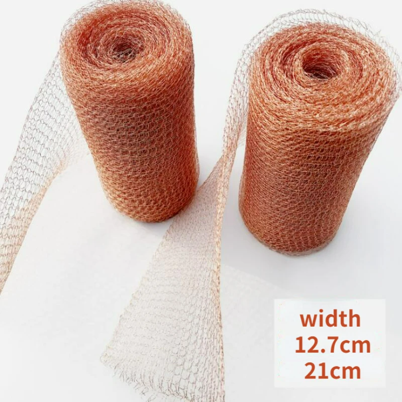 Length1-12m Pure Copper Mesh Woven Filter Sanitary Food Grade for Distillation Moonshine Apparatus Home Brew Beer Moonshining