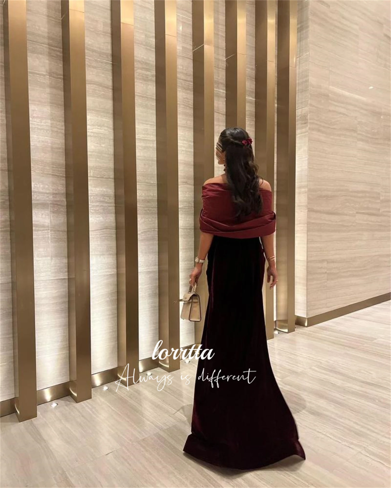 Lorrtta Fishtail Cut Evening Dress Party Robes De Cocktail Dresses for Special Occasions Robe Soiree Elegant Woman Customized