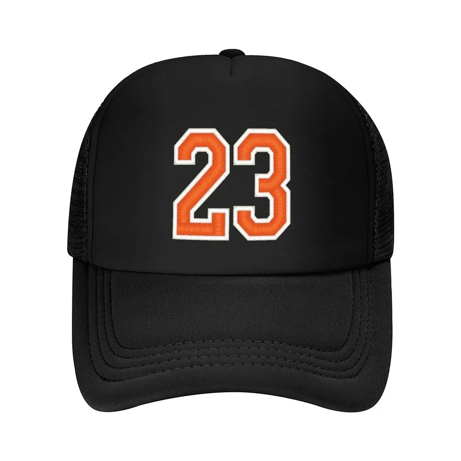 novo-bone-esportivo-laranja-numero-23-bone-de-beisebol-bone-de-rugby-snapback-bone-de-pesca-bone-masculino-bone-feminino-elegante