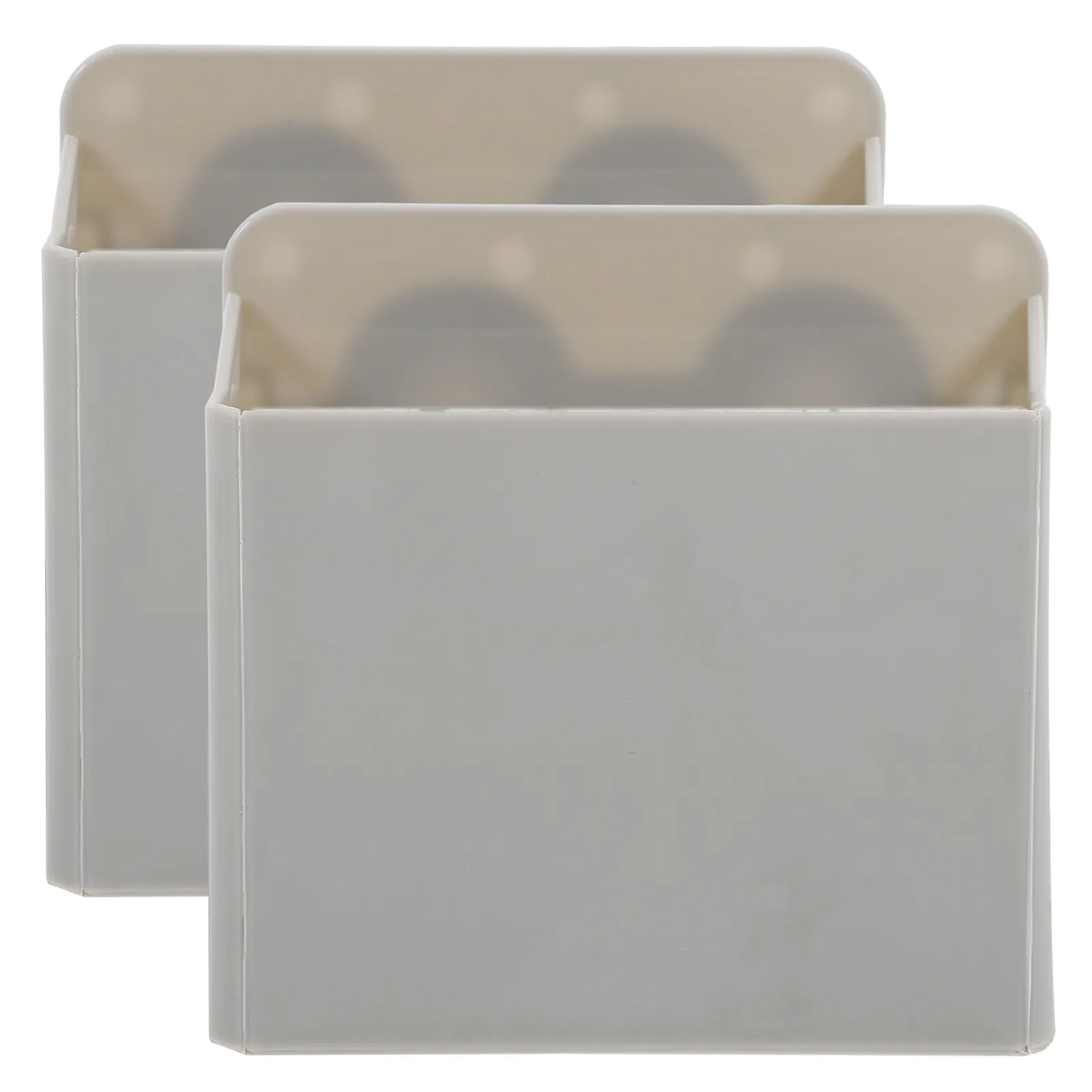 

2Pcs Sleek ABS Marker Pen Holder with Powerful Suction Cup Wall Mounted Whiteboard Organizer Desk Storage Box for Pencil Eraser