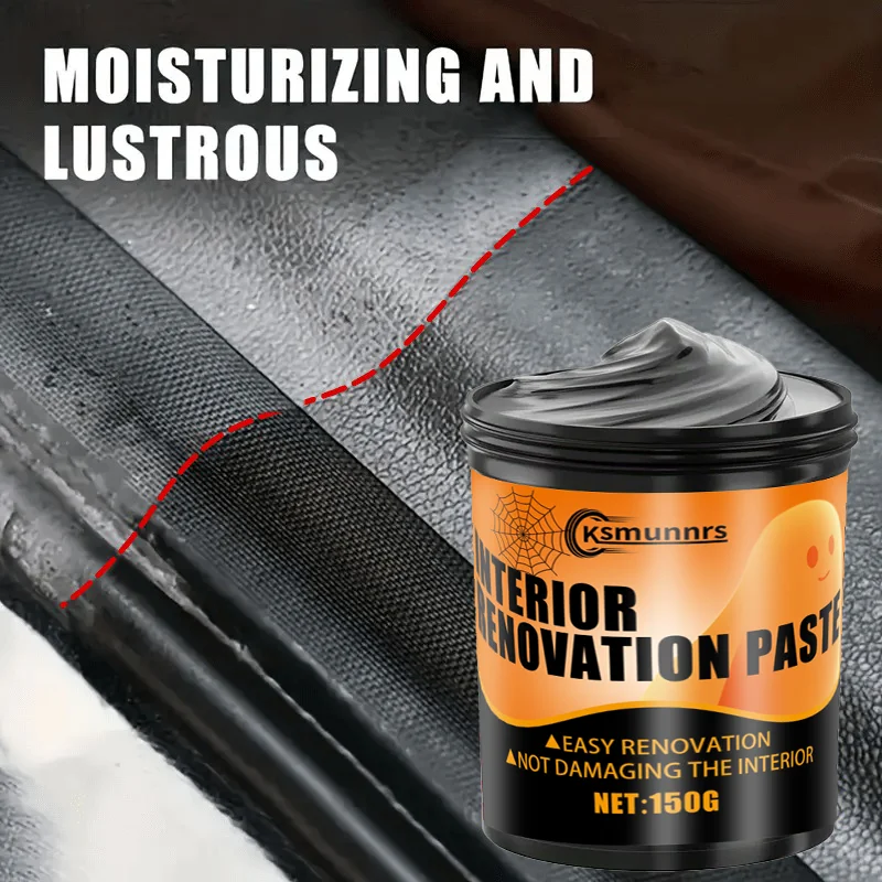 Universal Car Seat Care Cream - White hair repair, suitable for chairs, interior and exterior renovation wax, suitable for steer