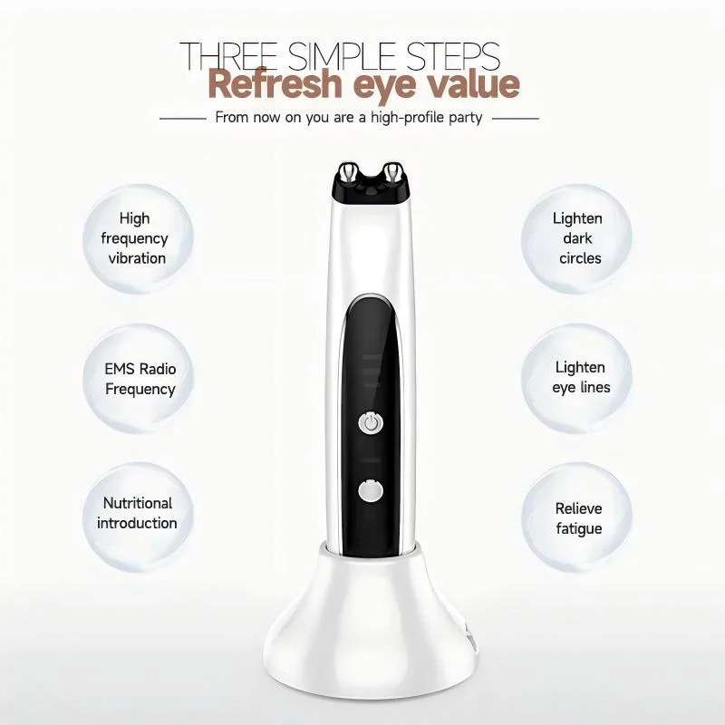 

EMS Eye Massager Microcurrent Vibration Beauty Device Wrinkles Instrument Skin Tighten Stretching Eyebrow Lift Removes Eye Bags
