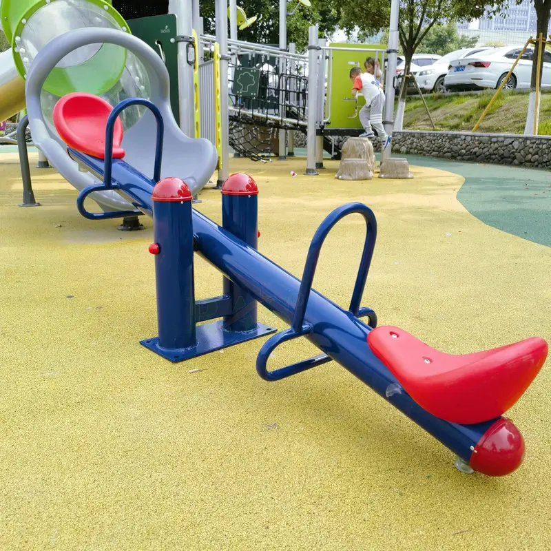 Kindergarten double seesaw fun toys outdoor fitness parent-child park rocking horse load 600 kg