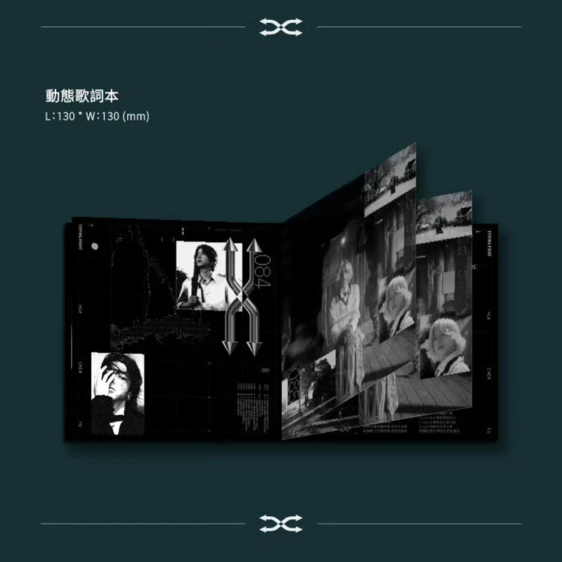 حقيقي Hua Chenyu التغيير الكمي النقطة الحرجية السادسة المادية الجديدة ألبوم CD صور كلمات بطاقة صغيرة نسخة تايوان