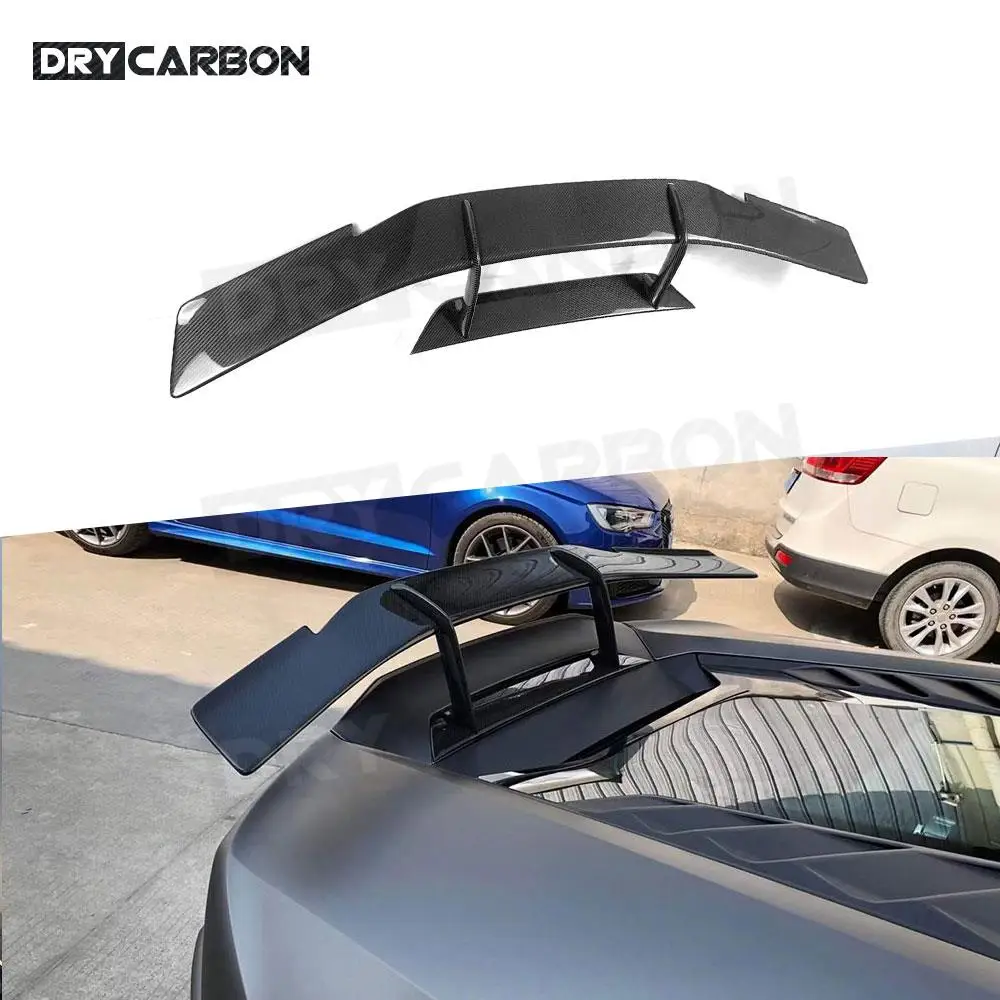 Dry Carbon Fiber / Forged Carbon Rear Trunk Lip Spoiler for Lamborghini Huracan LP580 LT610 EVO N Style FRP Rear Spoiler