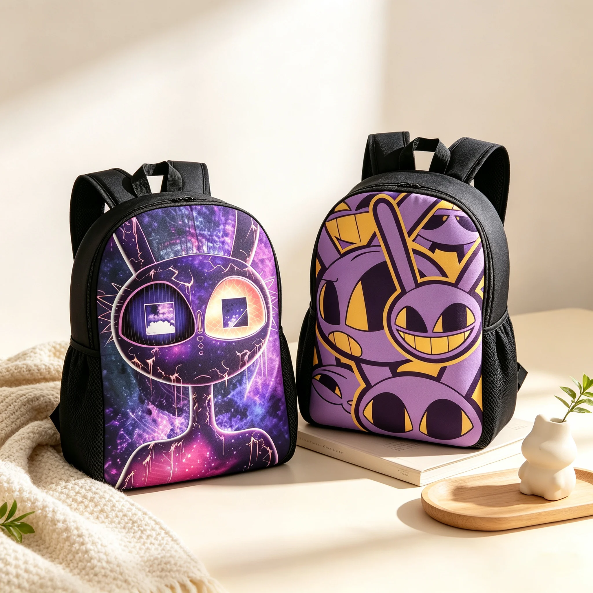 J-Jaxs Abstraction 2026 Movie Cool Backpack Sports High School Hiking Travel  Daypack for Men Women Laptop Shoulder Bag