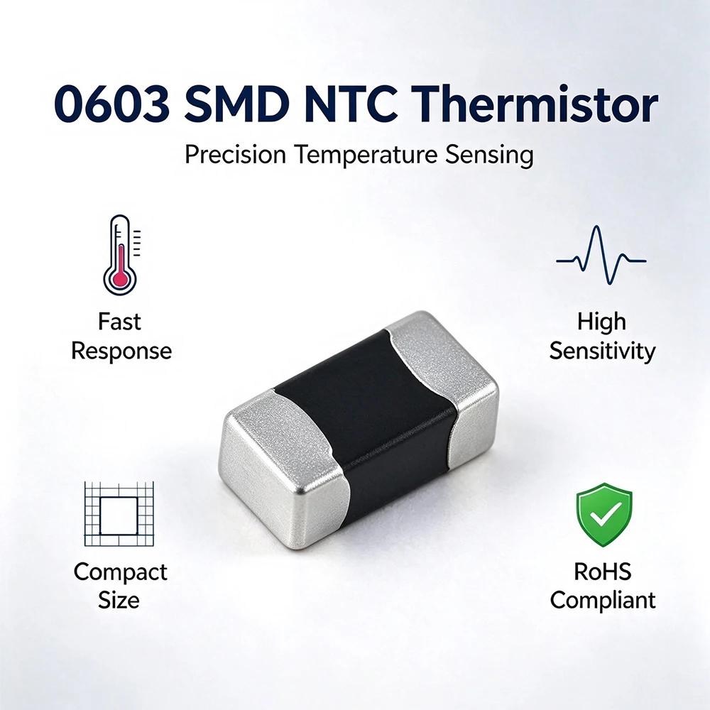 4000PCS 0603 NTC Thermistor Resistor SMD 5% 1K 2.2K 4.7K 5K 10K 47K 50K 68K 150K 220K 470K B3435 B3500 B3950 B4100 B4200 B3380
