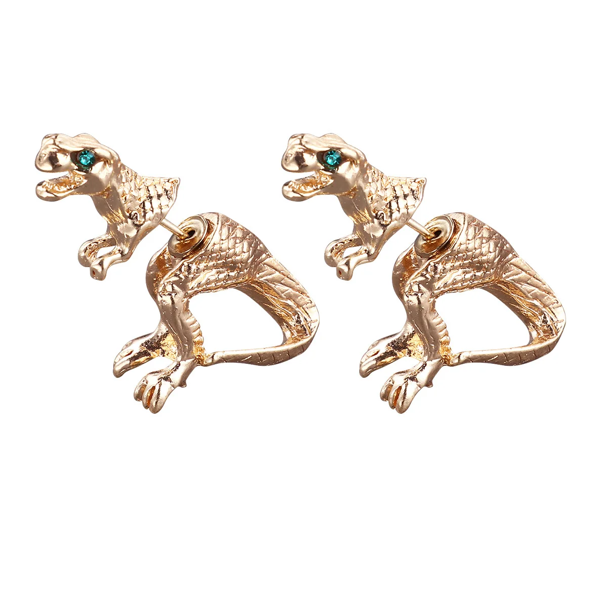 

1Pair Dinosaur Eardrop Alloy Lightweight Durable 3D Animal Jewelry for Women Fashion Gift Accessory Women Eardrop