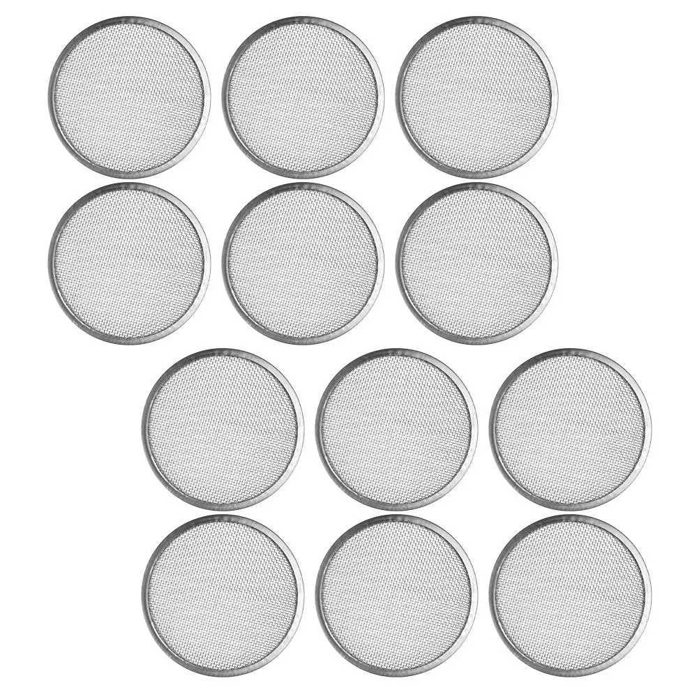 

12Pcs Versatile Sprouting Jar Lid Metal Mesh Strainer Cap for Canning Jars DIY Organic Sprout Growing Kit Accessory